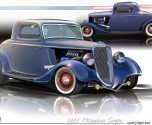 1934 Ford 3-Window Coupe EcoBoost Hot Rod
