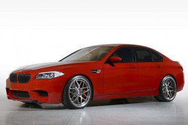 Imola red BMW F10 M5 - 7