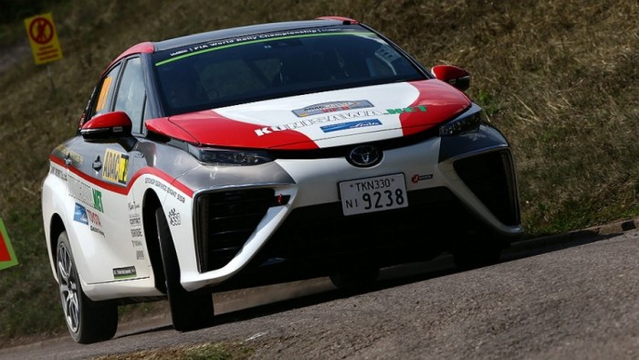 Toyota Hits The WRC Special Stages in Germany With The Mirai!