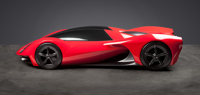 How will the Ferrari of 2040 look?