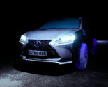 Images of ice tires of Lexus NX