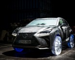 Images of ice tires of Lexus NX