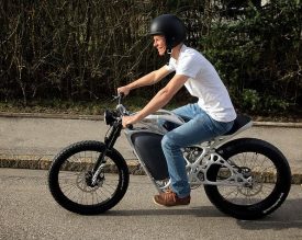 World's first 3D printed electric motorcycle images