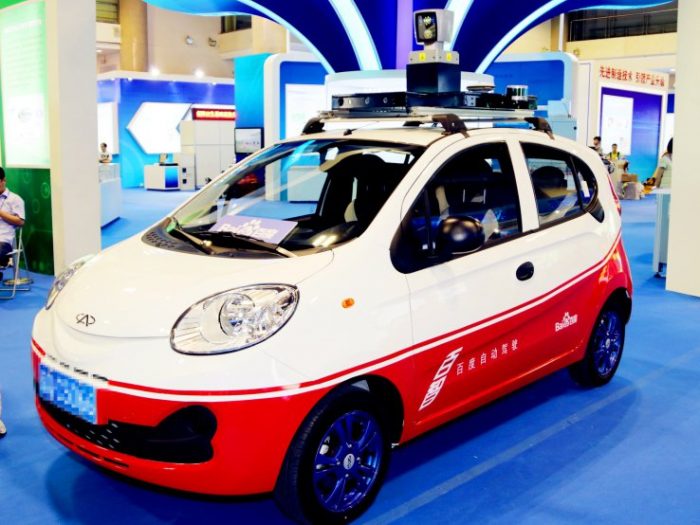 Baidu driverless car