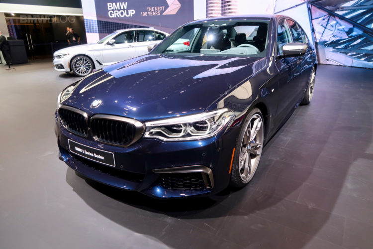 BMW M550i at Detroit Auto Show
