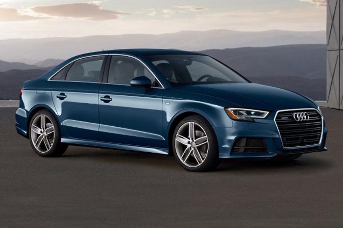 new facelift Audi A3 sedan