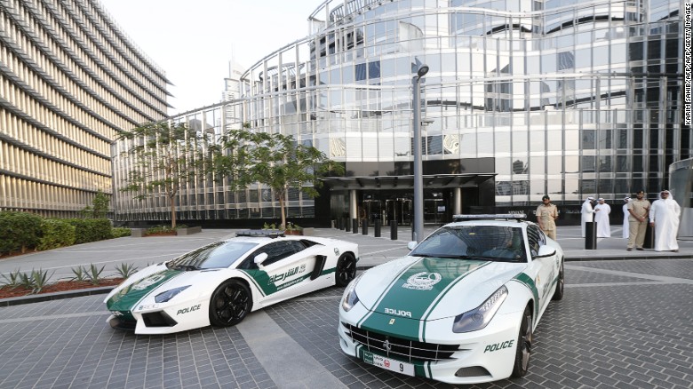 Dubai Police has the world's fastest police car in service