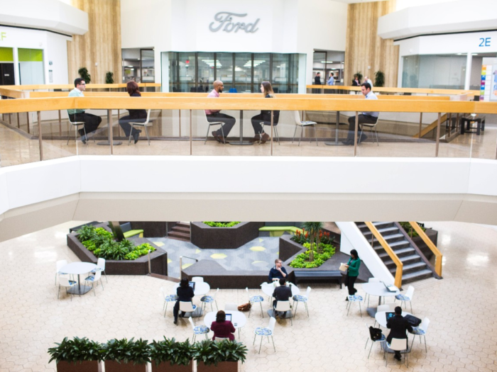 Ford Transforms Almost A-Quater-Million Sq Feet of Unused Mall Into New Workplace