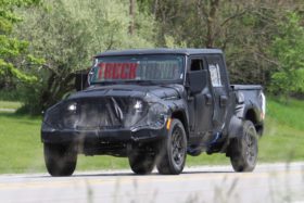 Jeep Wrangler JL spied