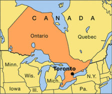 Toronto map