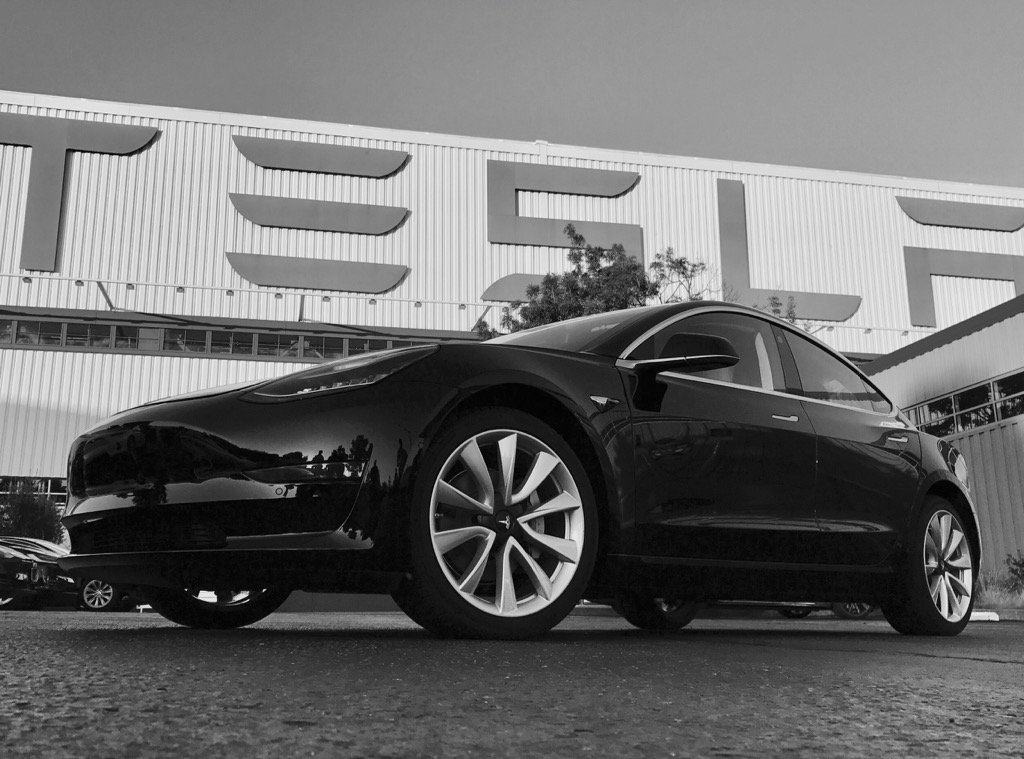 Tesla Model 3 production car