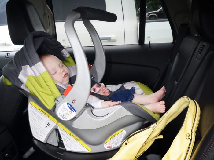 leaving child in car