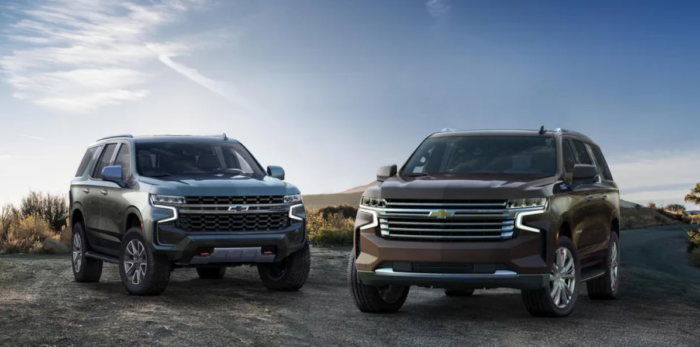 2021 Chevy Tahoe and Suburban