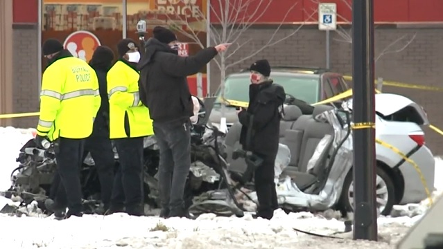 crash in Genesee Street, Buffalo