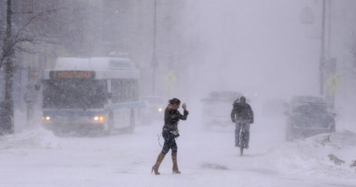 snow in maine, portland