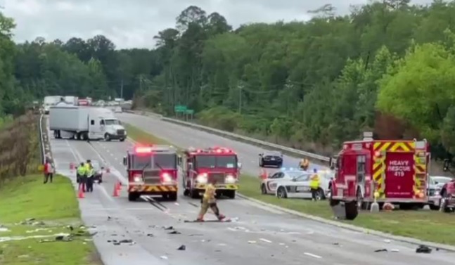 Moore County Highway 1 crash