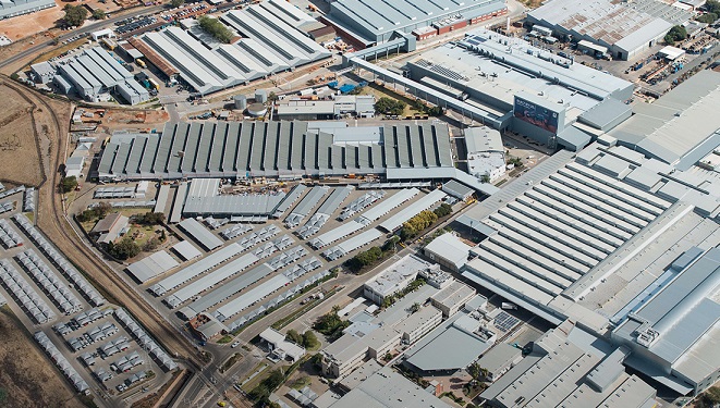 BMW plant in Rosslyn, South Africa