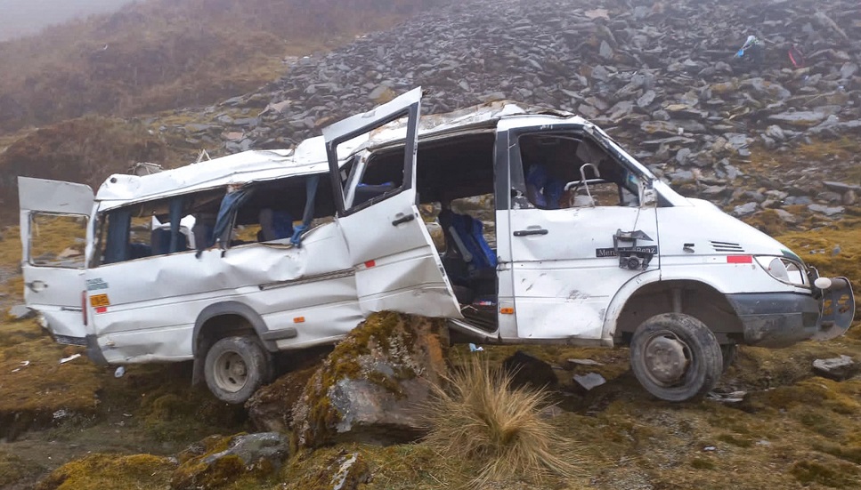 crash near Machu Picchu in Peru