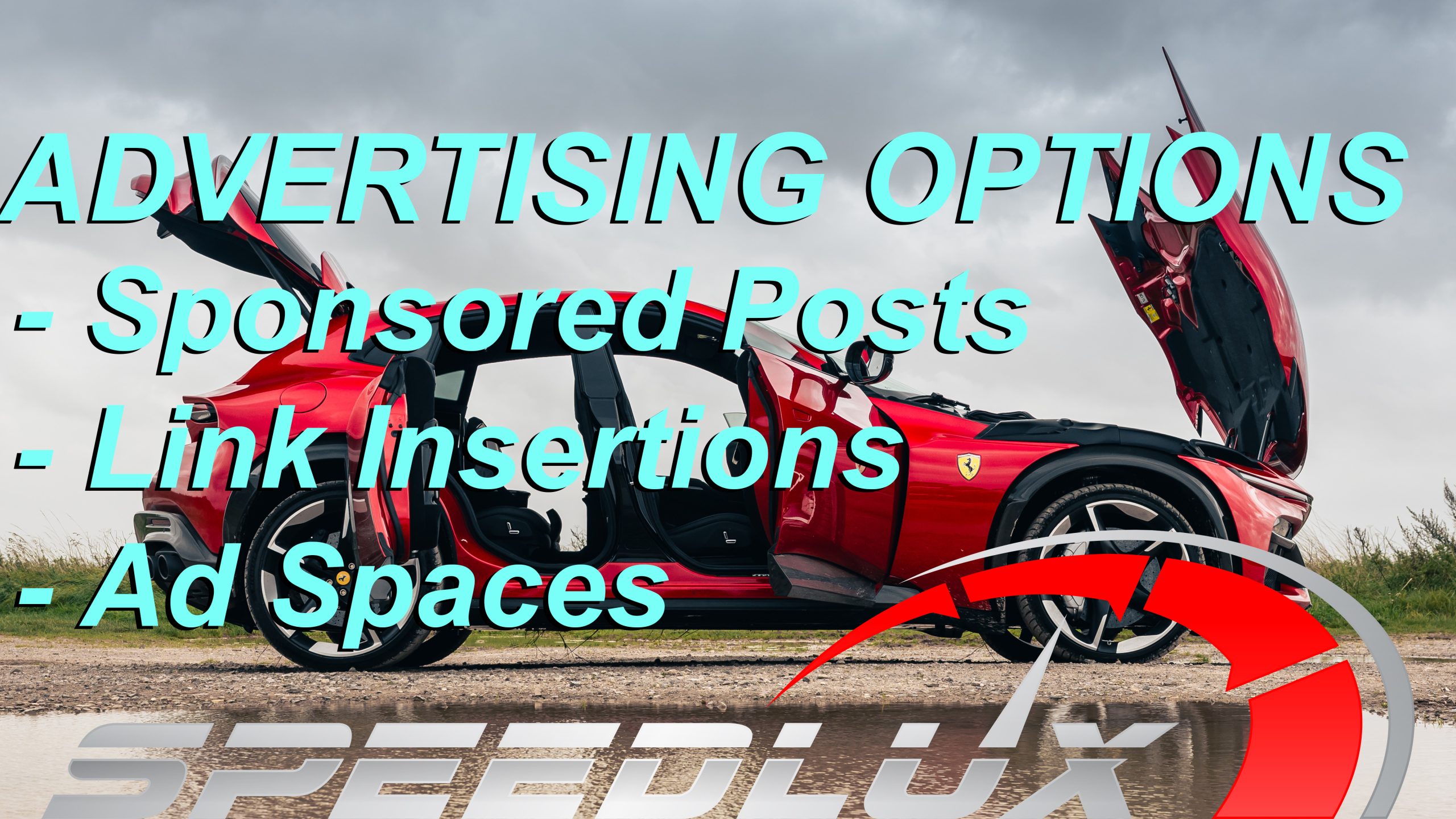 Advertising Options SpeedLux Car BLOG