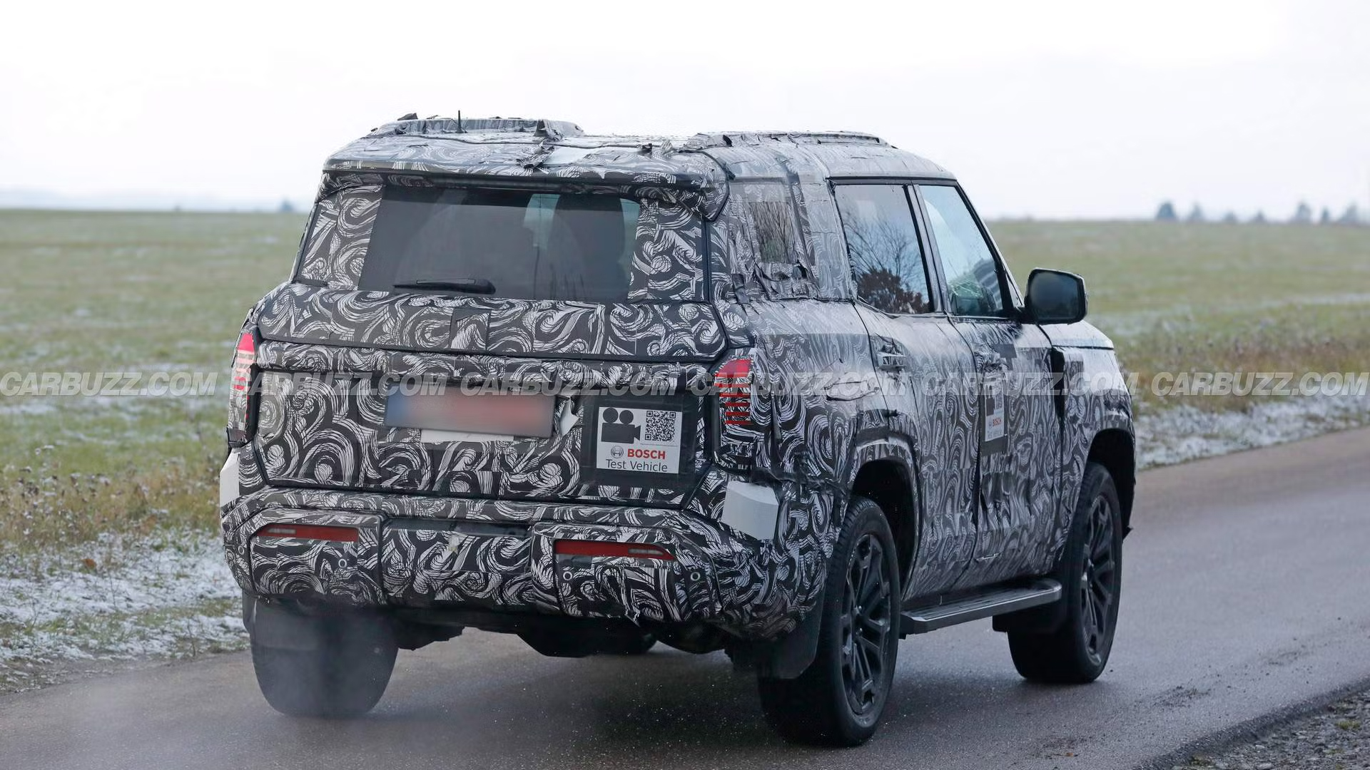 2027 MItsubishi Pajero Spy Shot (1)