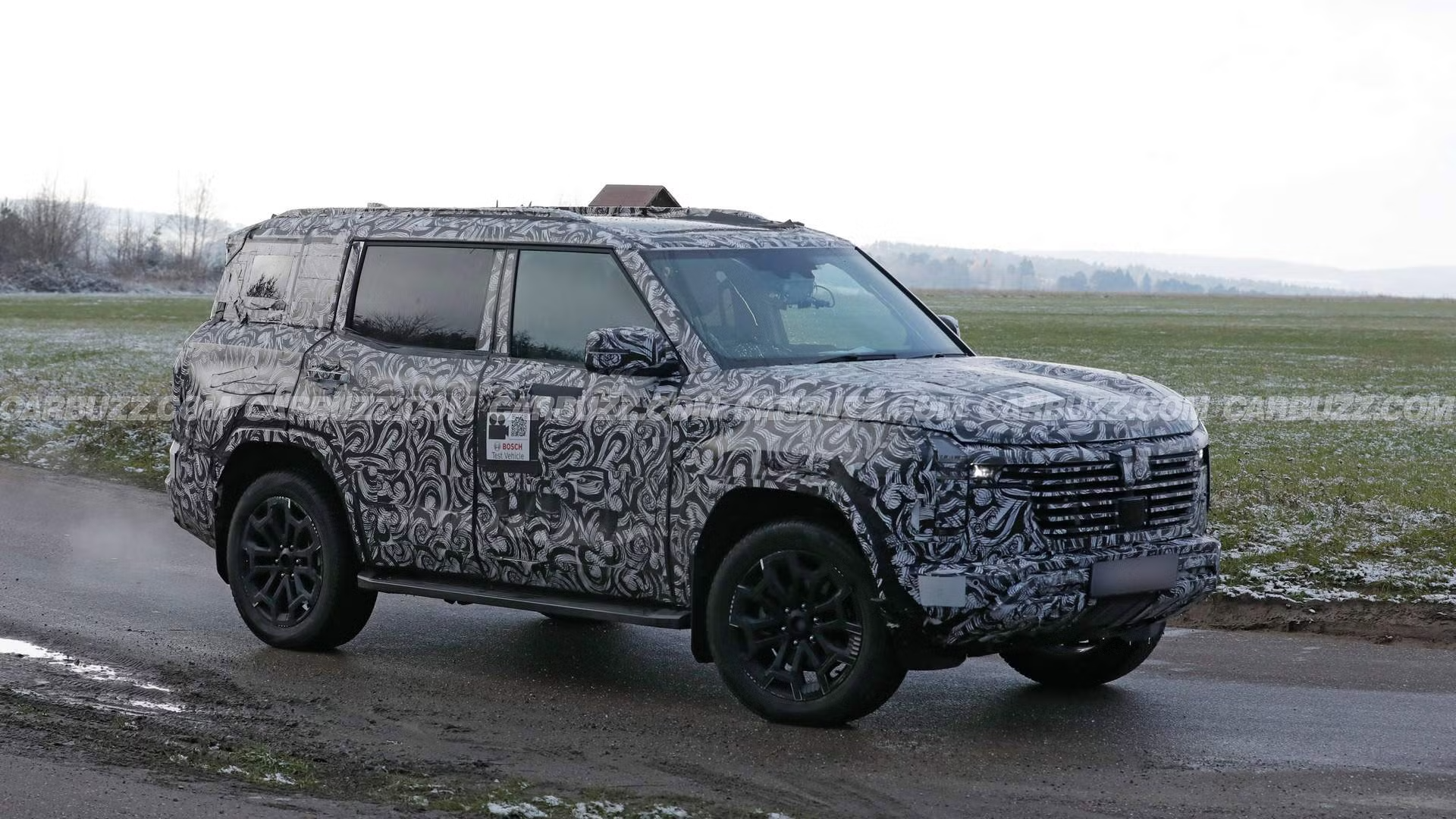 2027 MItsubishi Pajero Spy Shot (11)