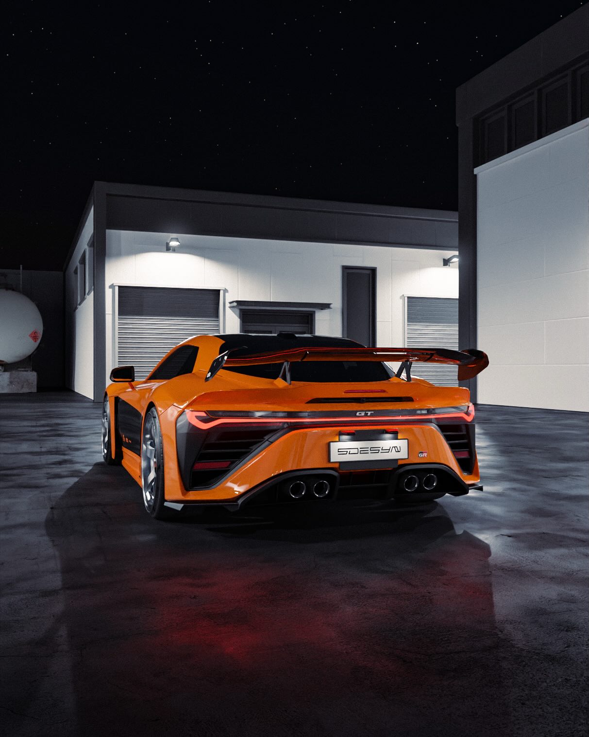 Gazoo Racing GR GT Tokyo Drift Rendering by sdesyn (6)
